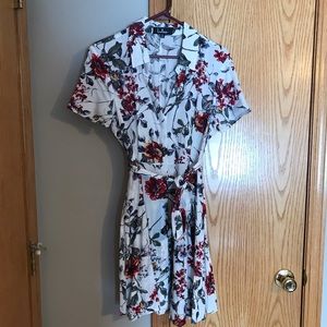 Floral Shirt Dress